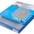 DONAU Genotherm A4 clear document pockets, 50 micron, 11 holes, for binders, pack of 100