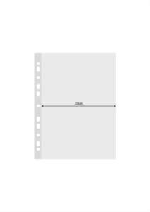 DONAU Genotherm A4 maxi 120 micron clear ring binder pockets - Document wallet