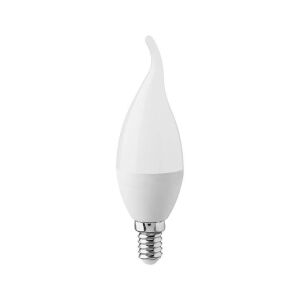 V-TAC E14 LED Gyertyaláng Égő 3.7W, meleg fehér, fehér háttérrel - V-TAC