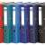 Assortment of DONAU Master ring binders in various colors, 50mm, A4, with metal edge protection