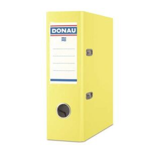 DONAU Master A5 Lever Arch File, 75mm, Lemon Yellow - File folder