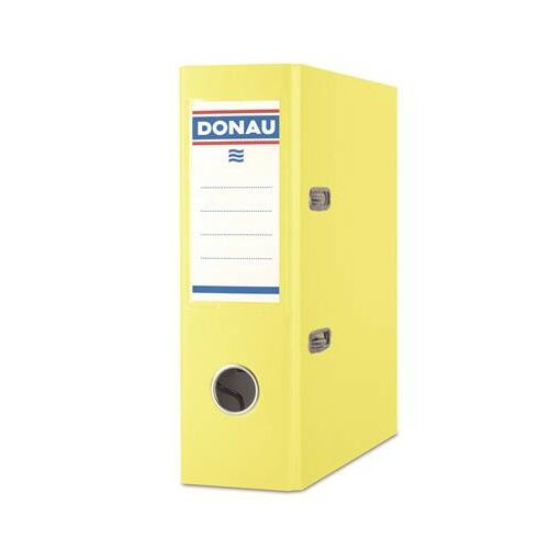 DONAU Master A5 Lever Arch File, 75mm, Lemon Yellow