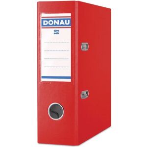 Dosar cu arc DONAU Master A5 roșu - cotor 75mm - Dosare