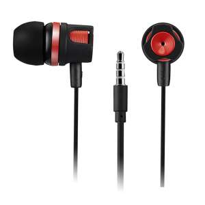 CANYON CNE-CEP3R Piros Sztereó Fülhallgató Mikrofonnal - Canyon