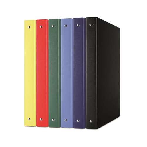 DONAU segregator 4-pierścieniowy, format A4, czarny, 6 kolorów