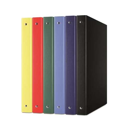 DONAU gyűrűs könyv, 4 gyűrű, 35 mm, A4, PP/karton, citromsárga