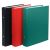 DONAU A5 Ring Binder, 2 Rings, 30mm, PP/Cardboard, Black, Red, Green