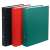 DONAU A5 ring binder, black, red and green
