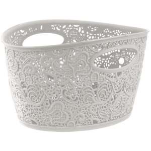 Coș Victoria M 29x21x16cm crem
