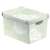 CURVER Deco L storage box, 22 liters, romantic floral design, white and green