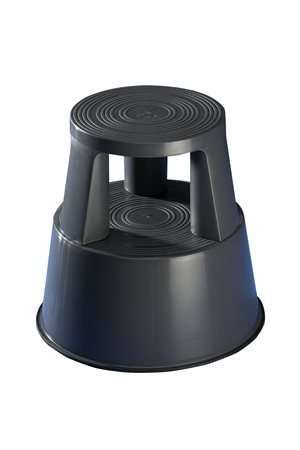 WEDO dark gray rolling step stool, 150kg weight capacity