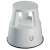 WEDO light gray rolling polypropylene step stool, 150 kg weight capacity, made in Germany