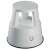 WEDO light gray rolling polypropylene step stool, 150 kg weight capacity, made in Germany