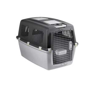 Cufăr de transport pentru animale de companie Stefanplast Gulliver 6 IATA, 92x64x66cm, Gri, pentru câini de talie medie - Trixie