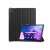 Lenovo Tab M10 Plus 3rd Gen Smart Case, black, front and back view, closed
