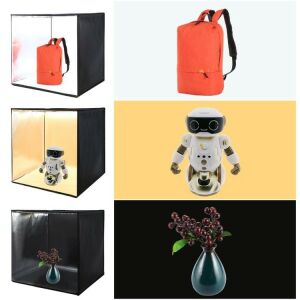 Puluz 60cm LED Fénysátor Termékfotózási Példák, Hordozható Stúdió - Stúdió háttér