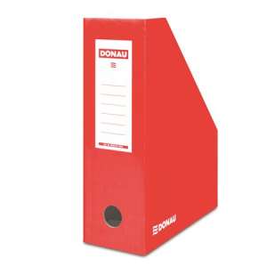 Red Donau magazine file, 100mm capacity, for A4 documents - Magazine file