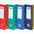 Donau magazine files in various colors, 100mm capacity, for A4 documents