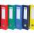 DONAU magazine files, assorted colors, 80mm, for A4 documents, cardboard, foldable