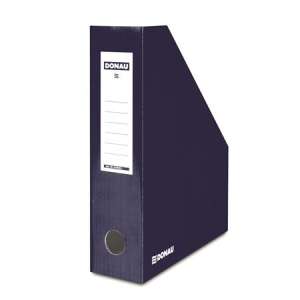 DONAU Briefkorb, Karton, 80 mm, DONAU, dunkelblau 31560975 Dokumenten-Stehsammler