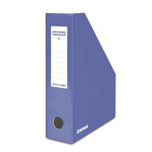 DONAU Briefkorb, Karton, 80 mm, DONAU, blau 31560980 Dokumenten-Stehsammler
