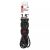 Emos 3-socket extension cord with switch, 1.5m, black, packaged