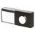 Emos replacement button for wireless doorbells, black, P5727T, side view