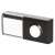Emos replacement button for wireless doorbells, black, P5727T, side view