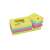 3M Post-it Notes, 38x51mm, 100 sheets, assorted colors, 12 pads per pack