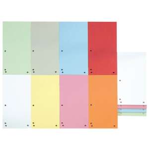 DONAU separatoare din carton, pachet de 100, culori asortate, 235x105 mm - Consumabile pentru capsator