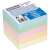 DONAU Memo Cube Refill Pack, 83x83x75 mm, colored, 750 sheets, not glued