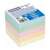 DONAU Memo Cube Refill Pack, 83x83x75 mm, colored, 750 sheets, not glued