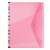 DONAU A4 document folder, pink, polypropylene, with flap, for loose-leaf binders