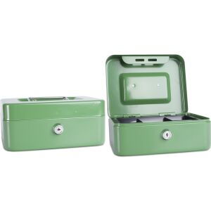 DONAU Cutie de bani, 20x16x9 cm, DONAU, verde 134198212 - Casete bani