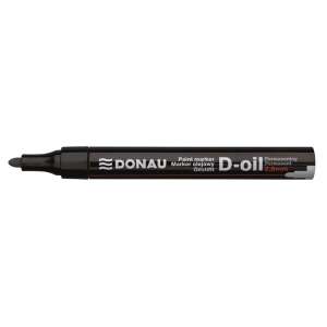 DONAU D-oil black paint marker, 2.8mm chisel tip - Writing instrument