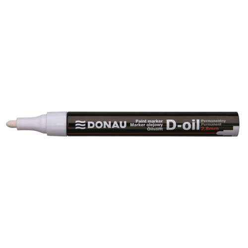 DONAU Marker cu lac, 2,8 mm, M, DONAU D-oil, alb