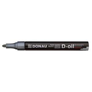 DONAU D-oil silver paint marker, 2.8 mm chisel tip - Writing instrument