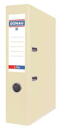 DONAU Life A4 Ring Binder, 75mm, Pastel Yellow
