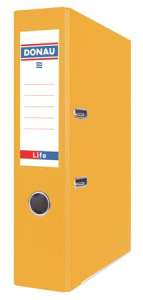 DONAU Life A4 Ring Binder, 75 mm, Yellow - File folder