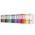 DONAU Rainbow Lever Arch Files, A4, 75mm spine, assorted colors