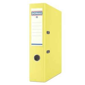 DONAU A4 ring binder, 75 mm, yellow - Ring binder