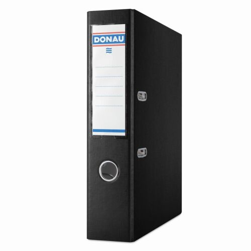 DONAU A4 75mm black ring binder for office filing