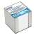 DONAU Memo Cube in plastic box, white, 90x90x85 mm, 800 sheets