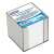 DONAU Memo Cube in plastic box, white, 90x90x85 mm, 800 sheets
