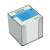 DONAU Memo Cube in plastic box, white, 90x90x85 mm, 800 sheets