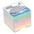 DONAU Memo Cube, 83x83x75 mm, colored, not glued, in plastic box, 750 sheets