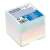 DONAU Memo Cube, 83x83x75 mm, colored, not glued, in plastic box, 750 sheets