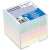 DONAU Memo Cube, 83x83x75 mm, colored, not glued, in plastic box, 750 sheets