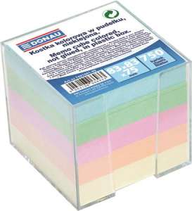 DONAU Tavă cub, 83x83x75 mm, cu distribuitor, DONAU, culoare 31561301 Carnete notițe