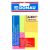 DONAU Sticky pad, 38x51 mm, 4x50 sheets, DONAU, mixed colour 31561312